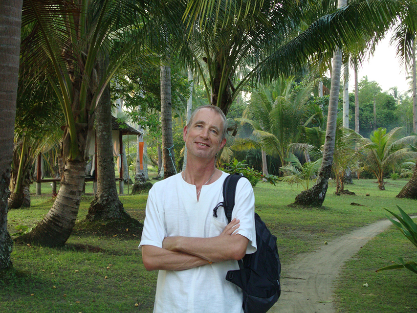 Warm greeting from host at Mutiara Beach Resort, Bintan Spa Resort
