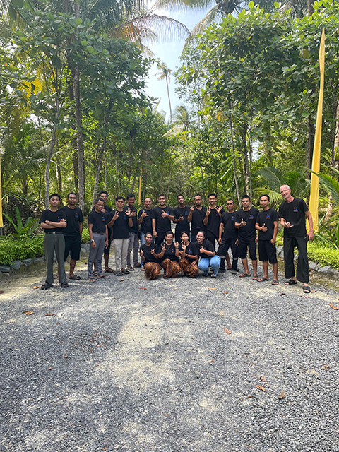 Friendly staff at Bintan Spa Resort – Mutiara Beach Resort