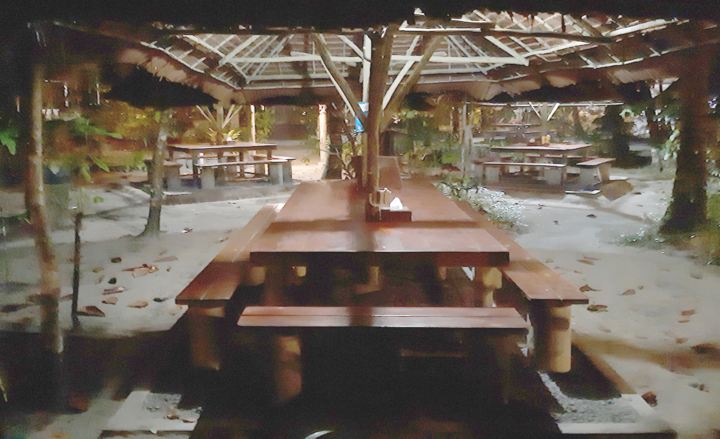 Seaside restaurant at Mutiara Beach Resort, Bintan Spa Resort